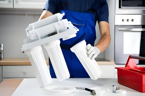 Pre filter and Pipes Installation